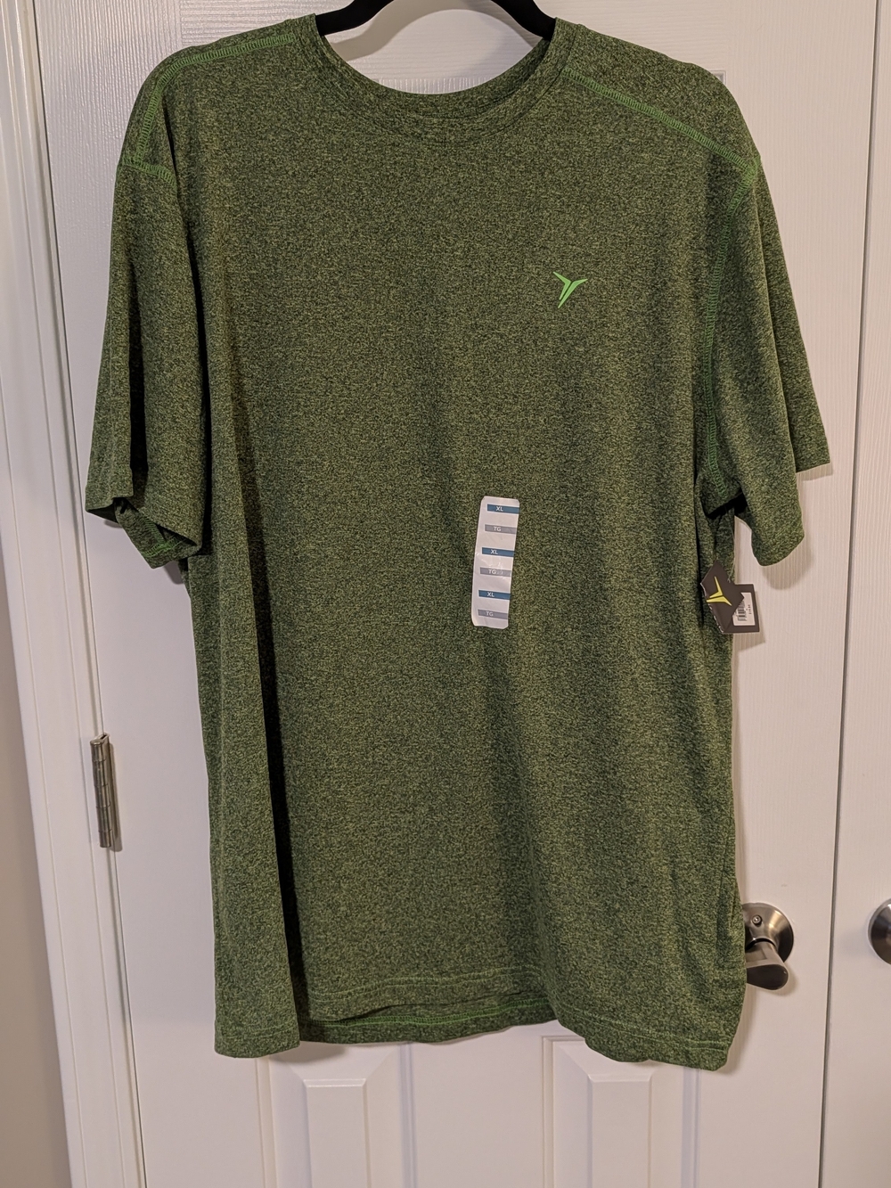Old Navy Men's Heathered Green Athletic T-Shirt